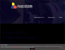 Tablet Screenshot of pinturasmiguelbeltran.com